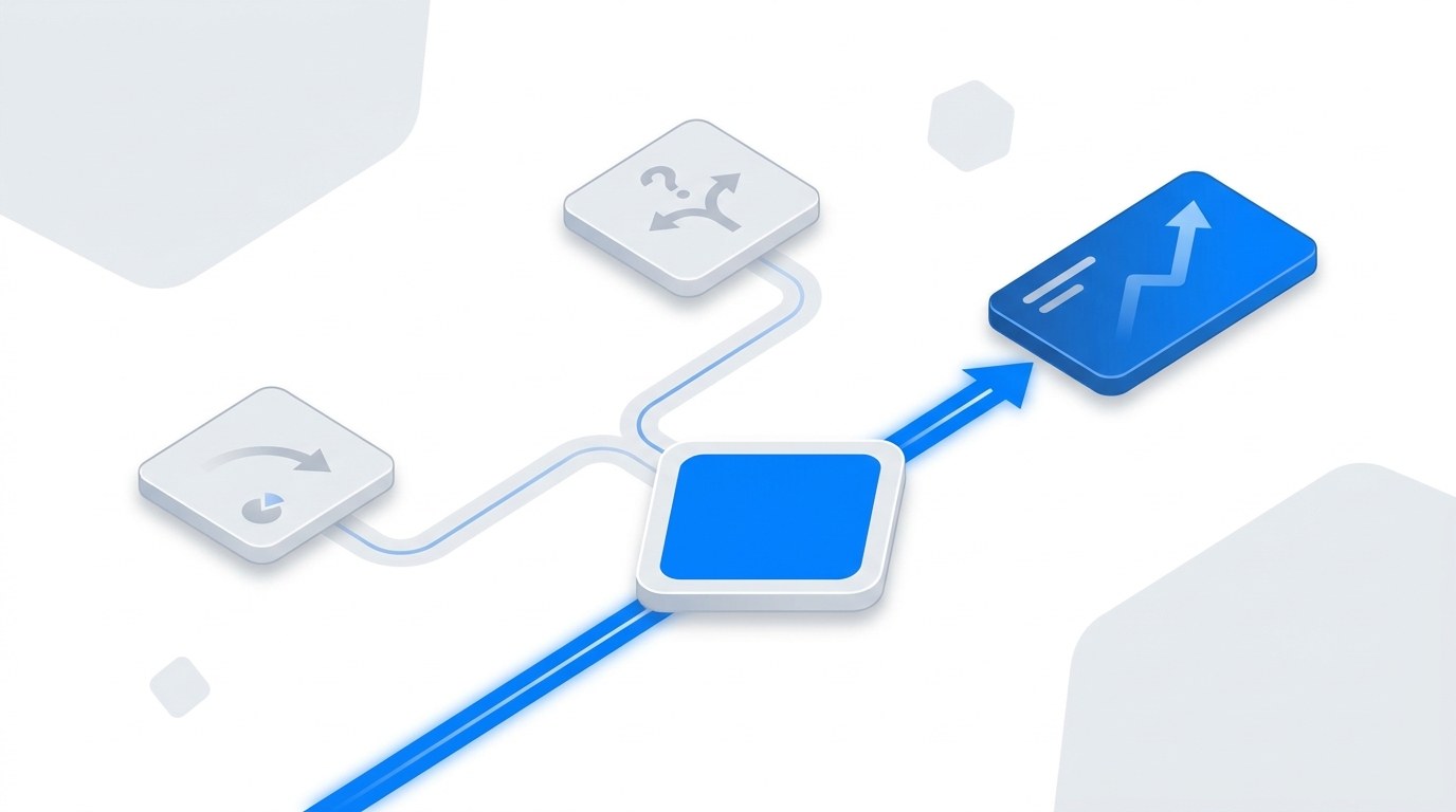 Decision flowchart for choosing an AI search agency