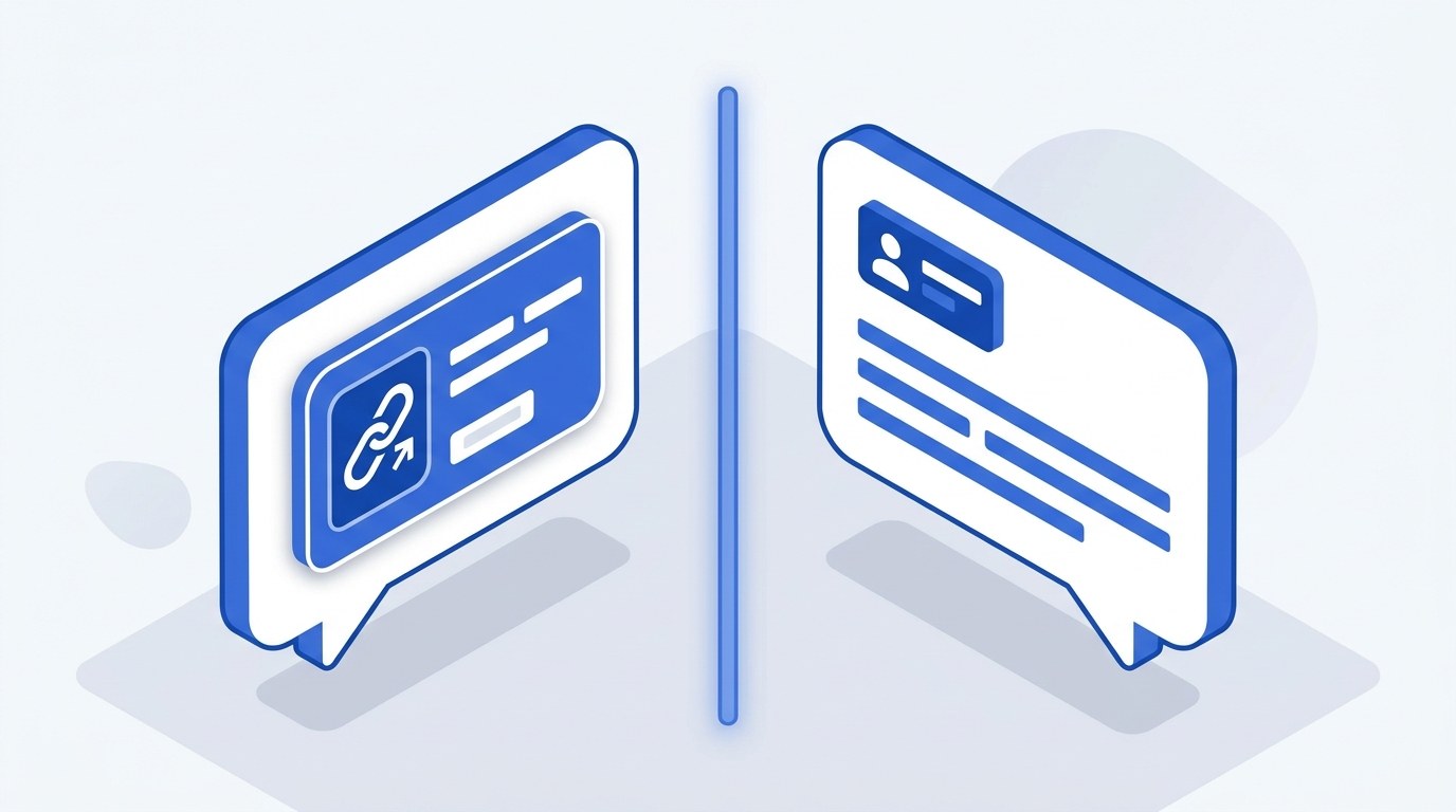 Comparison of an AI citation versus a plain mention
